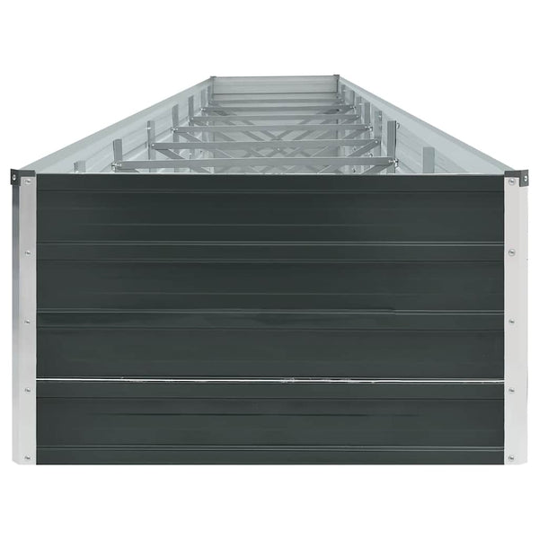 lit sureleve jardin acier galvanise anthracite multifonctionnel 4 57gg | jardinna