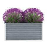 lit sureleve jardin acier galvanise gris multifonctionnel 100 x 40 x 45 cm 1 | jardinna