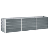 lit sureleve jardin acier galvanise gris multifonctionnel 240 x 40 x 45 cm 1 | jardinna