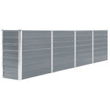 lit sureleve jardin acier galvanise gris multifonctionnel 320 x 40 x 77 cm 1 | jardinna