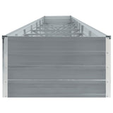 lit sureleve jardin acier galvanise gris multifonctionnel 4 | jardinna