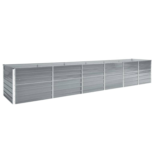 lit sureleve jardin acier galvanise gris multifonctionnel 480 x 80 x 77 cm 1 | jardinna