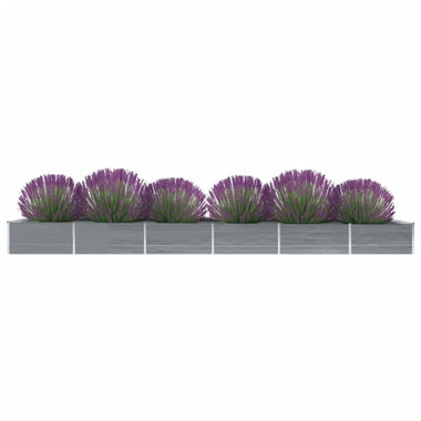 lit sureleve jardin acier galvanise gris multifonctionnel 600 x 80 x 45 cm 1 | jardinna