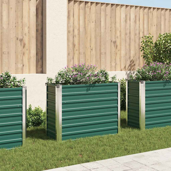 lit sureleve jardin acier galvanise vert multifonctionnel 100 x 40 x 77 cm 1 | jardinna