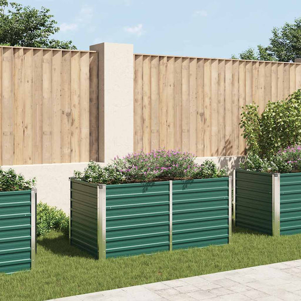 lit sureleve jardin acier galvanise vert multifonctionnel 160 x 80 x 77 cm 1 | jardinna