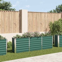 lit sureleve jardin acier galvanise vert multifonctionnel 240 x 40 x 77 cm 1 | jardinna