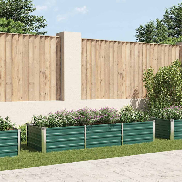lit sureleve jardin acier galvanise vert multifonctionnel 240 x 80 x 45 cm 1 | jardinna