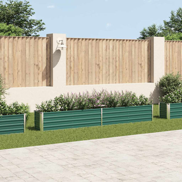 lit sureleve jardin acier galvanise vert multifonctionnel 320 x 40 x 45 cm 1 | jardinna