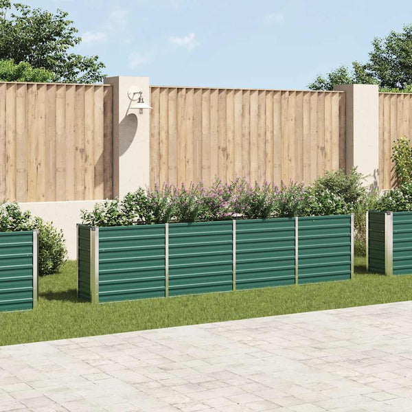 lit sureleve jardin acier galvanise vert multifonctionnel 320 x 40 x 77 cm 1 | jardinna