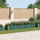 lit sureleve jardin acier galvanise vert multifonctionnel 320 x 80 x 45 cm 1 | jardinna