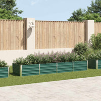 lit sureleve jardin acier galvanise vert multifonctionnel 320 x 80 x 45 cm 1 | jardinna
