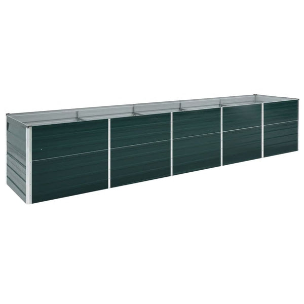 lit sureleve jardin acier galvanise vert multifonctionnel 400 x 80 x 77 cm 1 | jardinna
