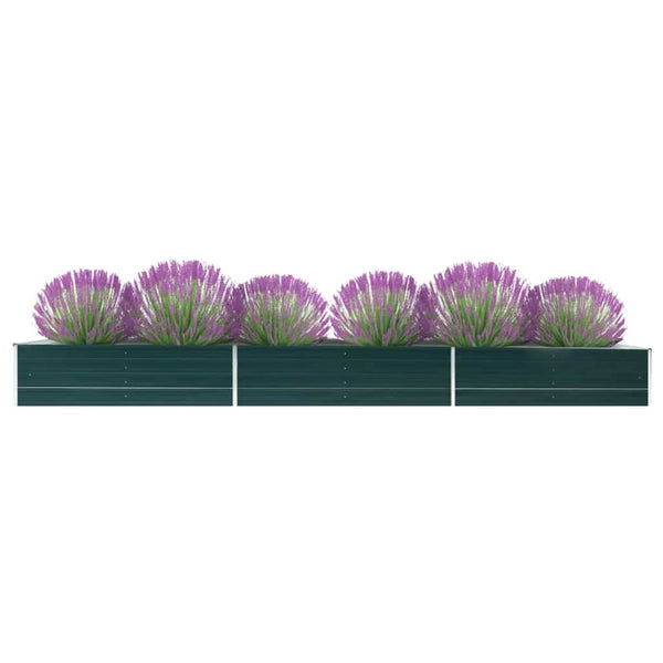 lit sureleve jardin acier galvanise vert multifonctionnel 480 x 80 x 45 cm 1 | jardinna