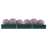 lit sureleve jardin acier galvanise vert multifonctionnel 480 x 80 x 45 cm 1 | jardinna