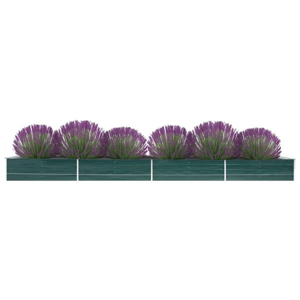 lit sureleve jardin acier galvanise vert multifonctionnel 600 x 80 x 45 cm 1 | jardinna