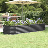 lit sureleve jardin acier grandes capacites anthracite 224 x 80 x 36 cm 1 | jardinna