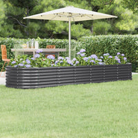 lit sureleve jardin acier grandes capacites anthracite 296 x 80 x 36 cm 1 | jardinna