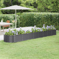 lit sureleve jardin acier grandes capacites anthracite 368 x 80 x 36 cm 1 | jardinna
