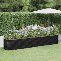 lit sureleve jardin acier grandes capacites anthracite 368 x 80 x 68 cm 1 | jardinna
