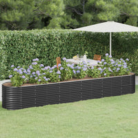 lit sureleve jardin acier grandes capacites anthracite 440 x 80 x 68 cm 1 | jardinna