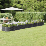 lit sureleve jardin acier grandes capacites anthracite 512 x 80 x 36 cm 1 | jardinna