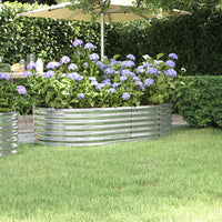 lit sureleve jardin acier grandes capacites argent 152 x 80 x 36 cm 1 | jardinna