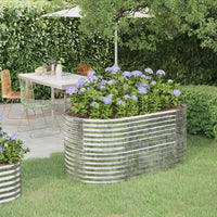 lit sureleve jardin acier grandes capacites argent 152 x 80 x 68 cm 1 | jardinna