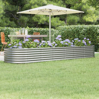 lit sureleve jardin acier grandes capacites argent 296 x 80 x 36 cm 1 | jardinna