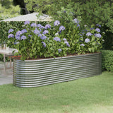 lit sureleve jardin acier grandes capacites argent 296 x 80 x 68 cm 1 | jardinna