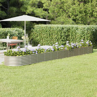 lit sureleve jardin acier grandes capacites argent 512 x 80 x 36 cm 1 | jardinna