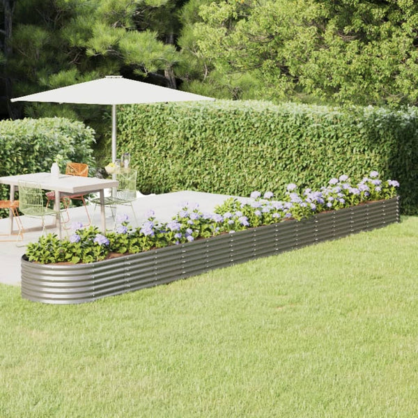 lit sureleve jardin acier grandes capacites argent 620 x 80 x 36 cm 1 | jardinna