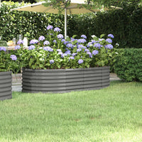 lit sureleve jardin acier grandes capacites gris 152 x 80 x 36 cm 1 | jardinna