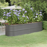 lit sureleve jardin acier grandes capacites gris 296 x 80 x 68 cm 1 | jardinna