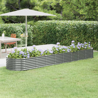 lit sureleve jardin acier grandes capacites gris 368 x 80 x 36 cm 1 | jardinna