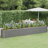 lit sureleve jardin acier grandes capacites gris 440 x 80 x 68 cm 1 | jardinna