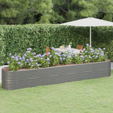 lit sureleve jardin acier grandes capacites gris 440 x 80 x 68 cm 1 | jardinna