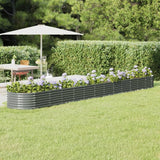 lit sureleve jardin acier grandes capacites gris 512 x 80 x 36 cm 1 | jardinna