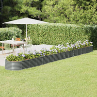 lit sureleve jardin acier grandes capacites gris 620 x 80 x 36 cm 1 | jardinna