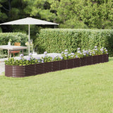 lit sureleve jardin acier grandes capacites marron 512 x 80 x 36 cm 1 | jardinna