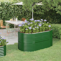 lit sureleve jardin acier grandes capacites vert 152 x 80 x 68 cm 1 | jardinna