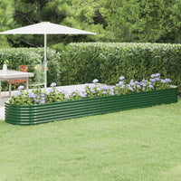lit sureleve jardin acier grandes capacites vert 440 x 80 x 36 cm 1 | jardinna