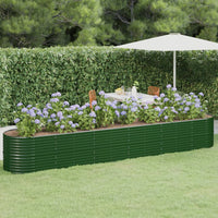 lit sureleve jardin acier grandes capacites vert 440 x 80 x 68 cm 1 | jardinna