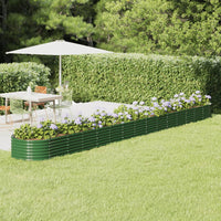 lit sureleve jardin acier grandes capacites vert 620 x 80 x 36 cm 1 | jardinna