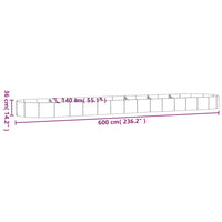 lit sureleve jardin acier grands volumes 6 | jardinna