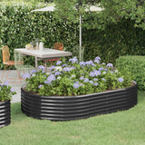 lit sureleve jardin acier grands volumes anthracite 214 x 140 x 36 cm 1 | jardinna