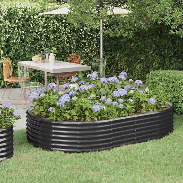 lit sureleve jardin acier grands volumes anthracite 214 x 140 x 36 cm 1 | jardinna