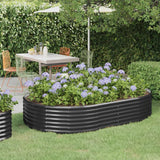 lit sureleve jardin acier grands volumes anthracite 214 x 140 x 36 cm 1 | jardinna