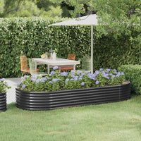 lit sureleve jardin acier grands volumes anthracite 249 x 100 x 36 cm 1 | jardinna