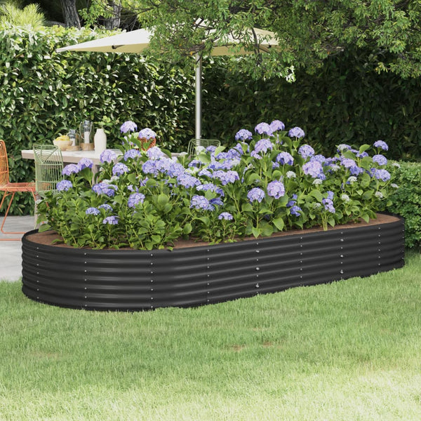 lit sureleve jardin acier grands volumes anthracite 296 x 140 x 36 cm 1 | jardinna