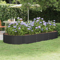 lit sureleve jardin acier grands volumes anthracite 296 x 140 x 36 cm 1 | jardinna